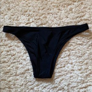Aerie Black Cheeky Bikini Bottoms